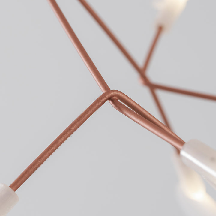 Rose Gold Firefly LED Chandelier - Vakkerlight