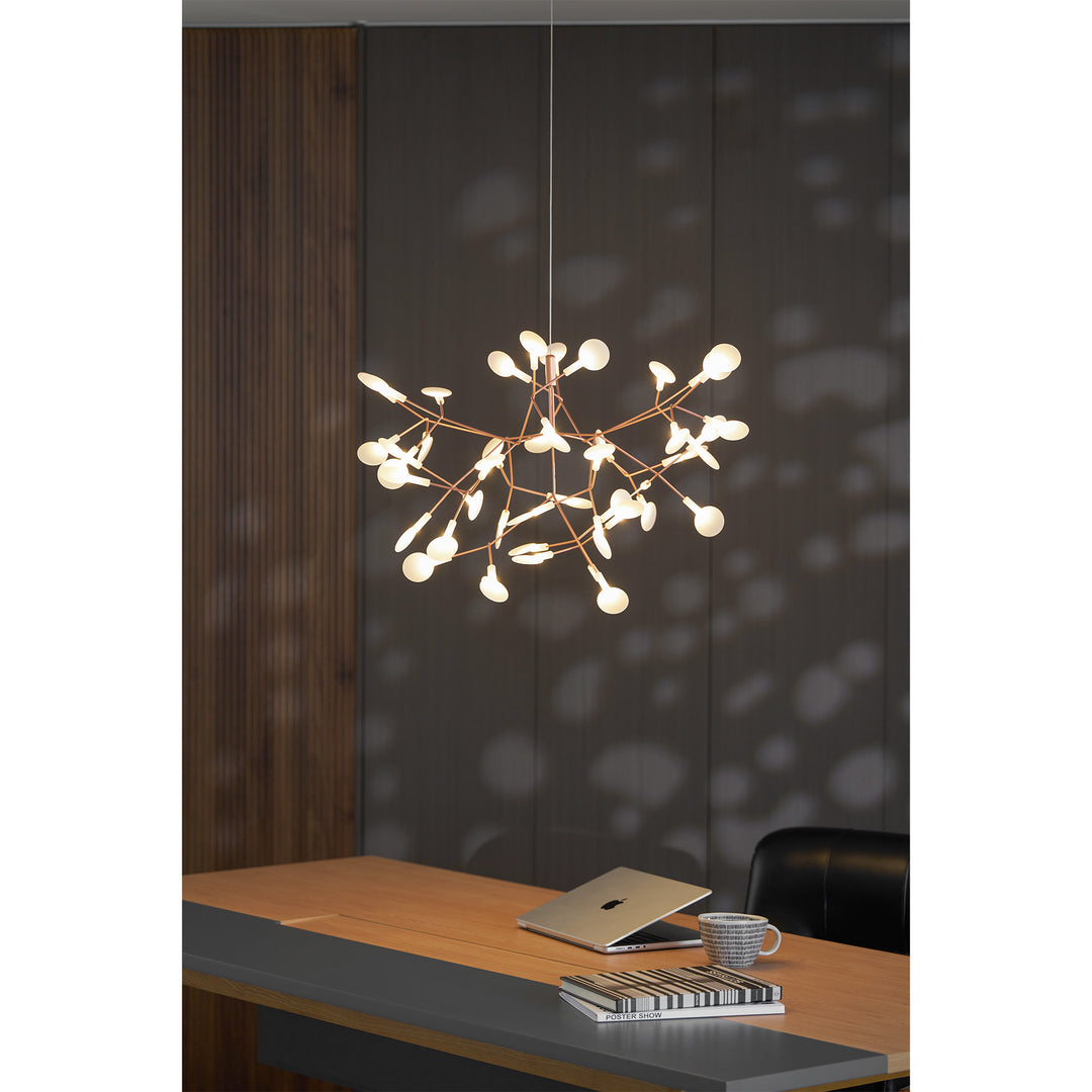 Rose Gold Firefly LED Chandelier - Vakkerlight