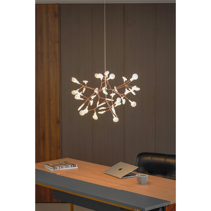 Rose Gold Firefly LED Chandelier - Vakkerlight