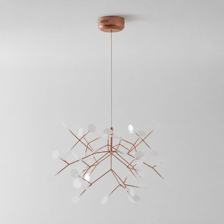 Rose Gold Firefly LED Chandelier - Vakkerlight