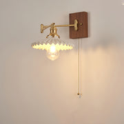 Heritage Walnut Wall Lamp