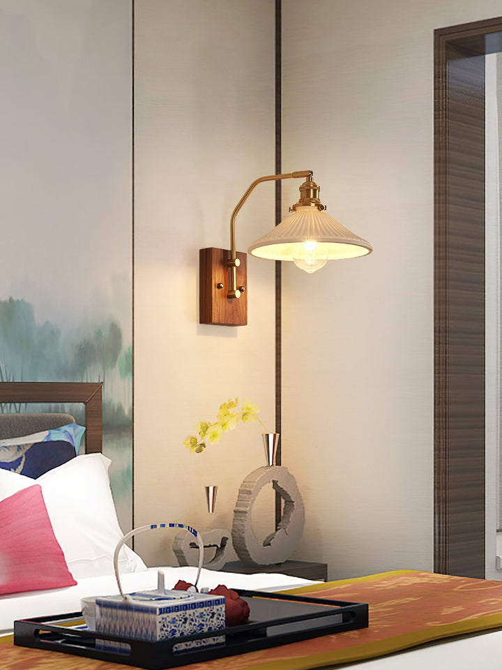 Heritage Walnut Wall Lamp - Vakkerlight