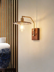 Heritage Walnut Wall Lamp - Vakkerlight