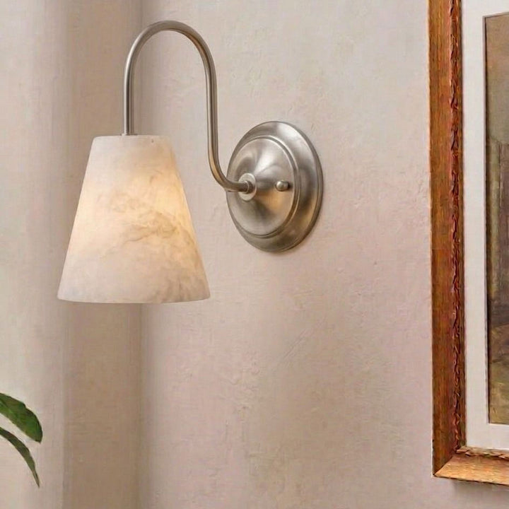 Heron Alabaster Wall Sconce