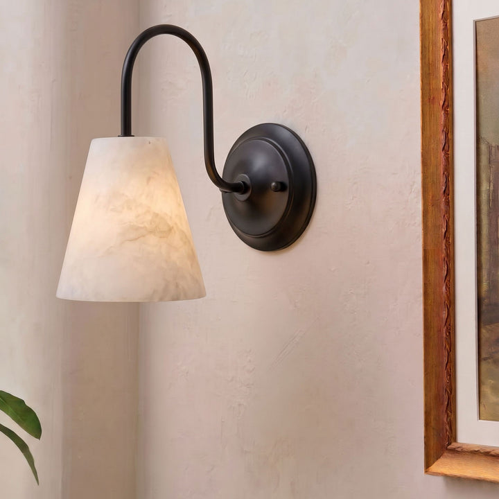 Heron Alabaster Wall Sconce