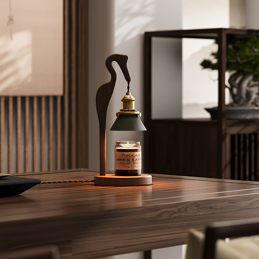 Heron Glow Candle Warmer Lamp - Vakkerlight