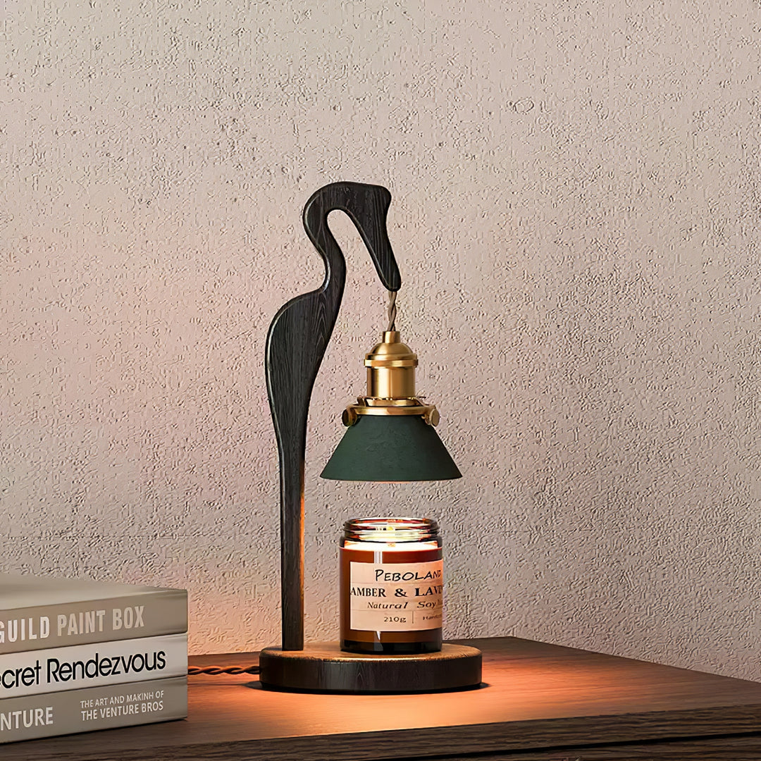 Heron Glow Candle Warmer Lamp - Vakkerlight