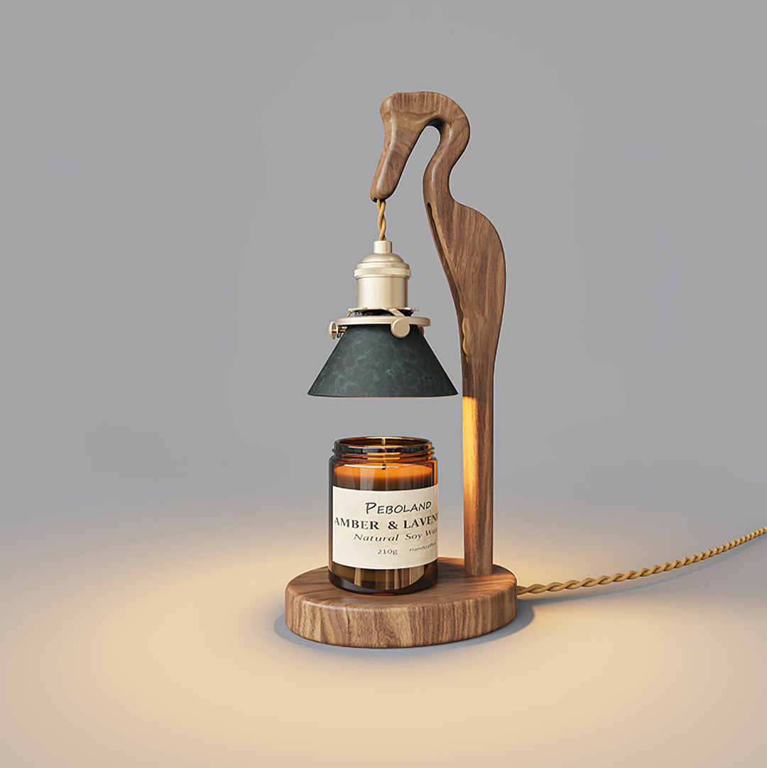 Heron Glow Candle Warmer Lamp - Vakkerlight