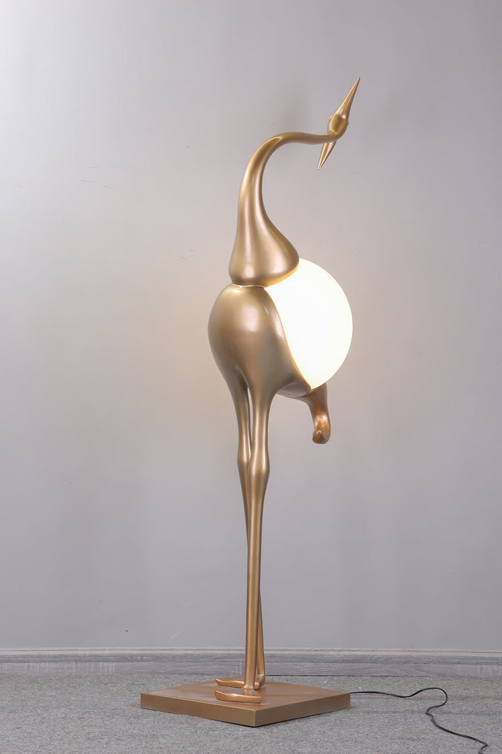 Heron Sculpture Floor Lamp - Vakkerlight