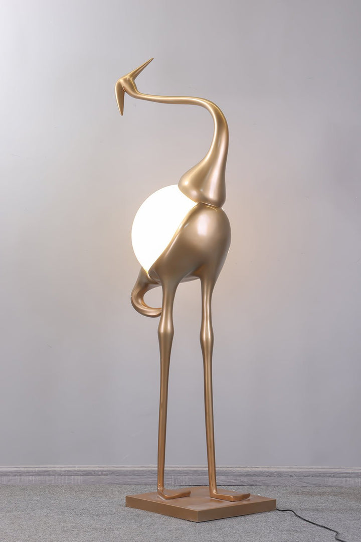 Heron Sculpture Floor Lamp - Vakkerlight