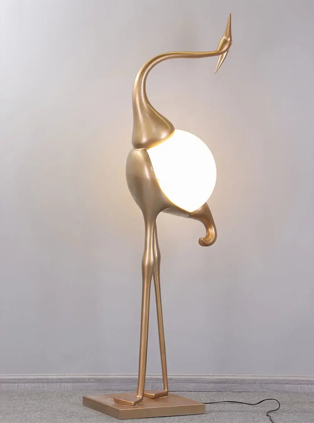 Heron Sculpture Floor Lamp - Vakkerlight