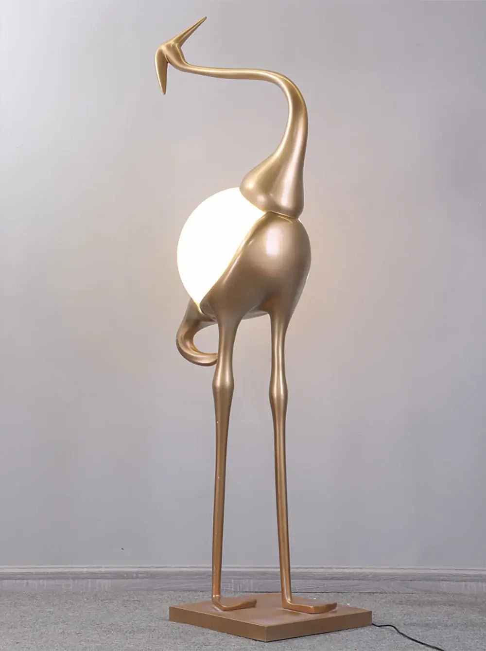 Heron Sculpture Floor Lamp - Vakkerlight