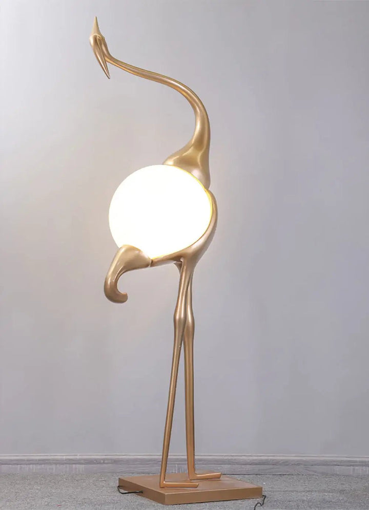 Heron Sculpture Floor Lamp - Vakkerlight