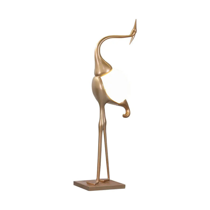 Heron Sculpture Floor Lamp