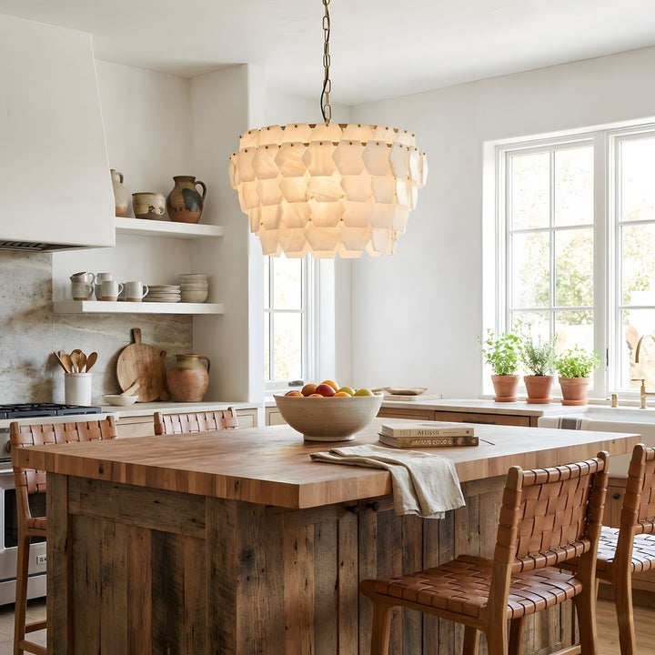 Hexa Cloud Alabaster Pendant Light - Vakkerlight