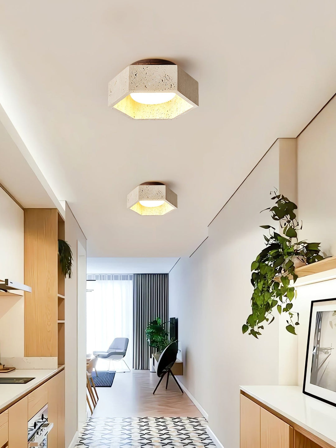 Hexa Core Ceiling Light - Vakkerlight