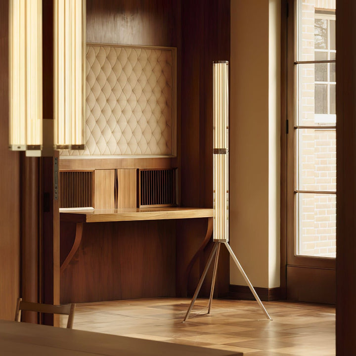 Hexagonal Glass Floor Lamp - Vakkerlight