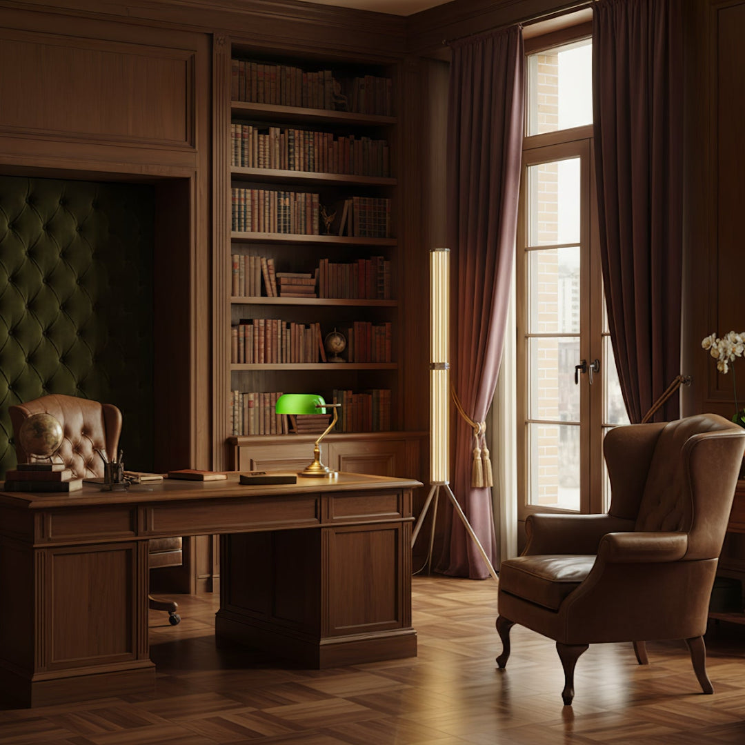 Hexagonal Glass Floor Lamp - Vakkerlight