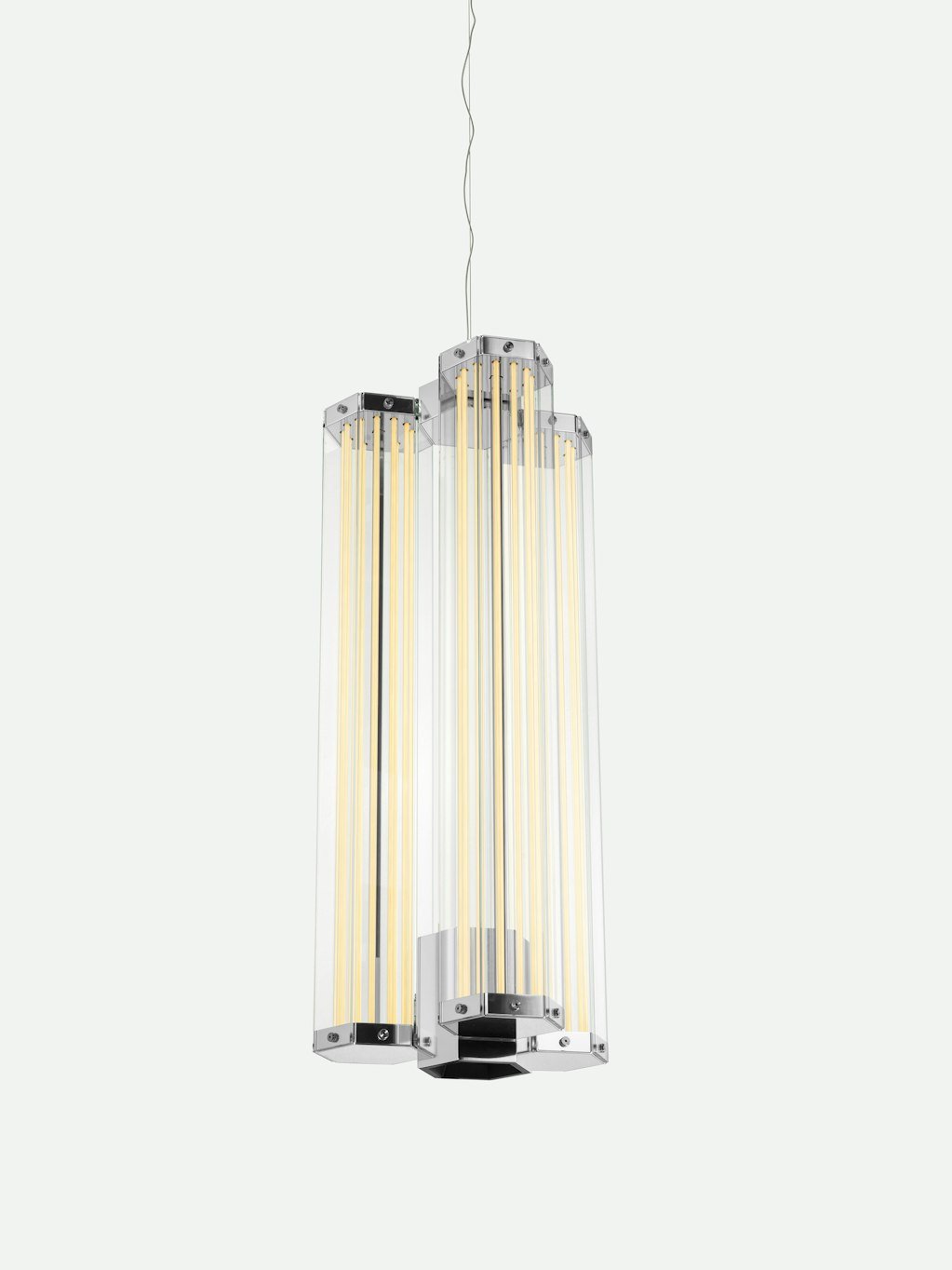Hexagonal Glass Pendant Lamp - Vakkerlight