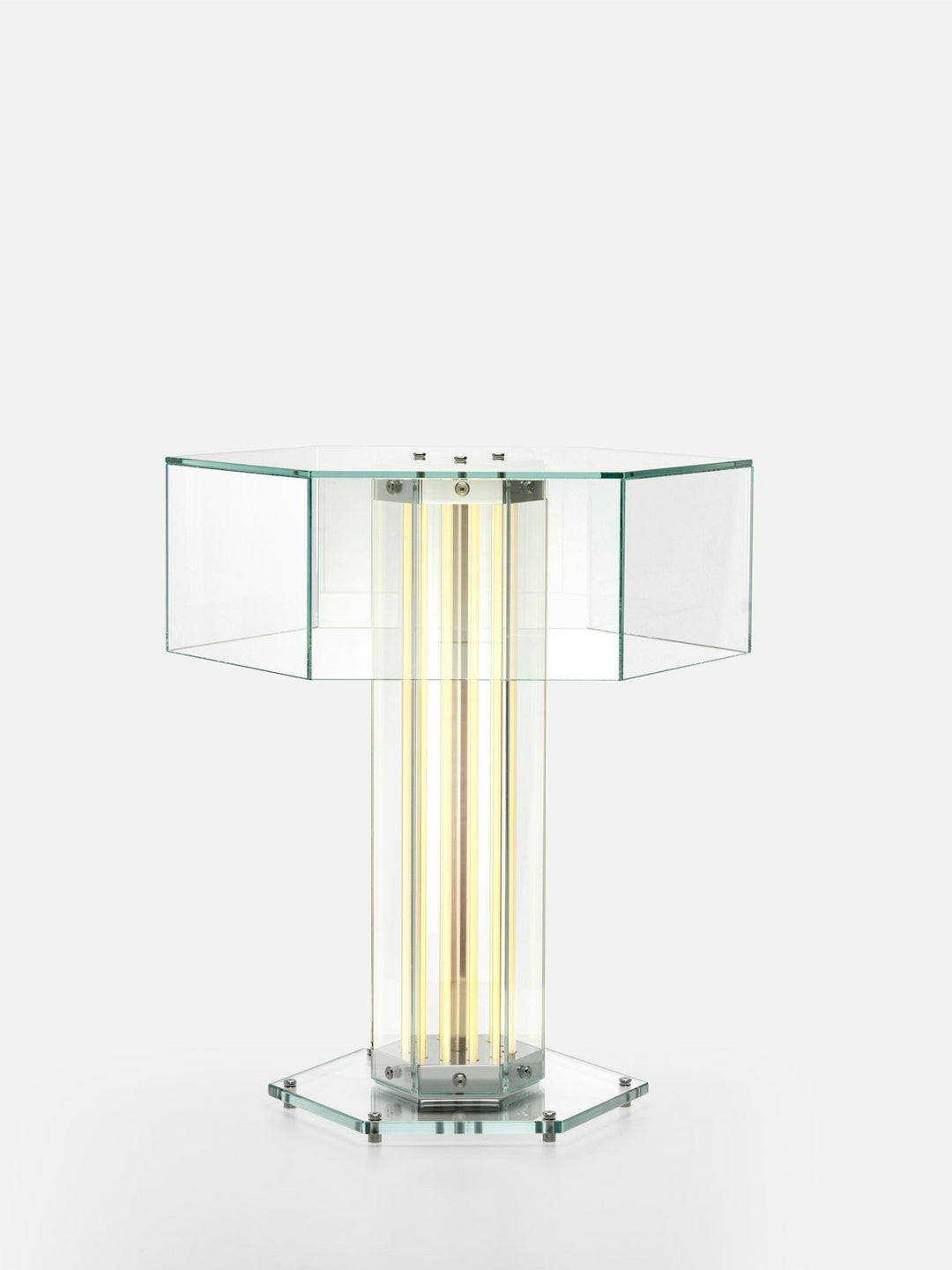 Hexagonal Glass Table Lamp - Vakkerlight