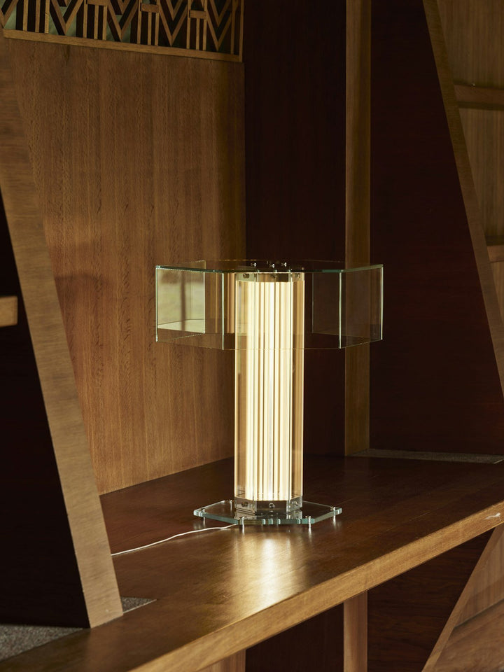 Hexagonal Glass Table Lamp - Vakkerlight