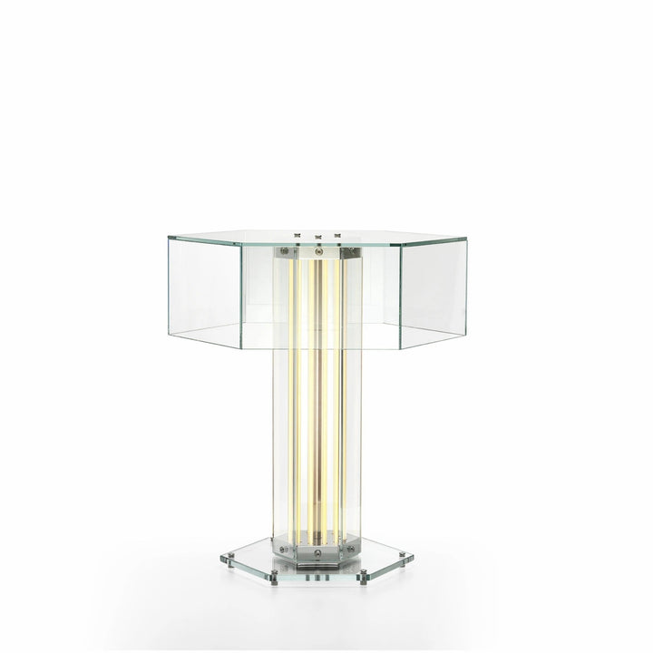 Hexagonal Glass Table Lamp - Vakkerlight
