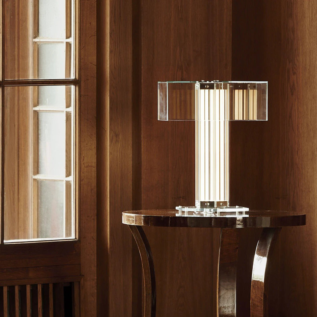 Hexagonal Glass Table Lamp - Vakkerlight