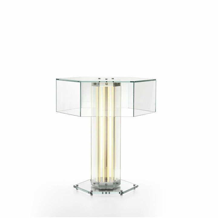 Hexagonal Glass Table Lamp - Vakkerlight