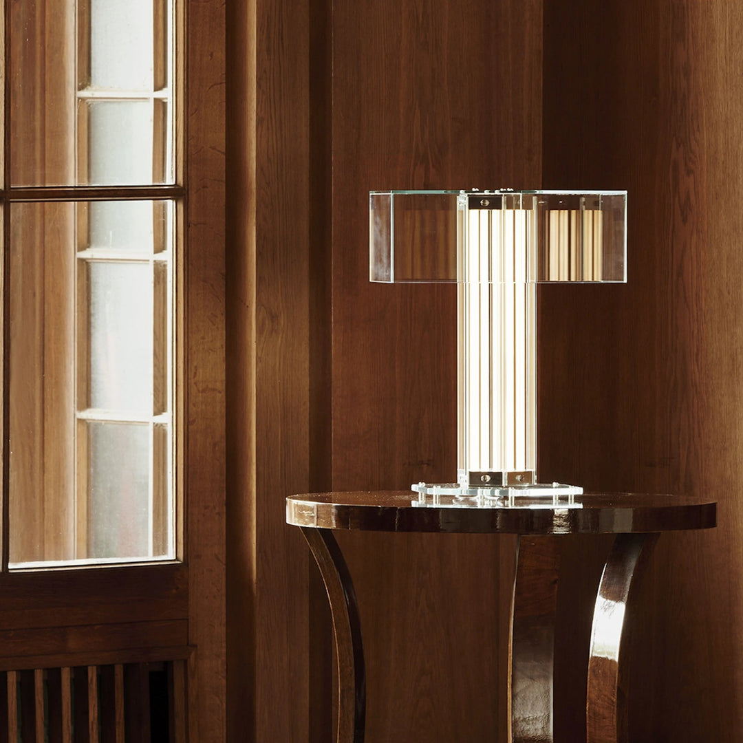 Hexagonal Glass Table Lamp - Vakkerlight