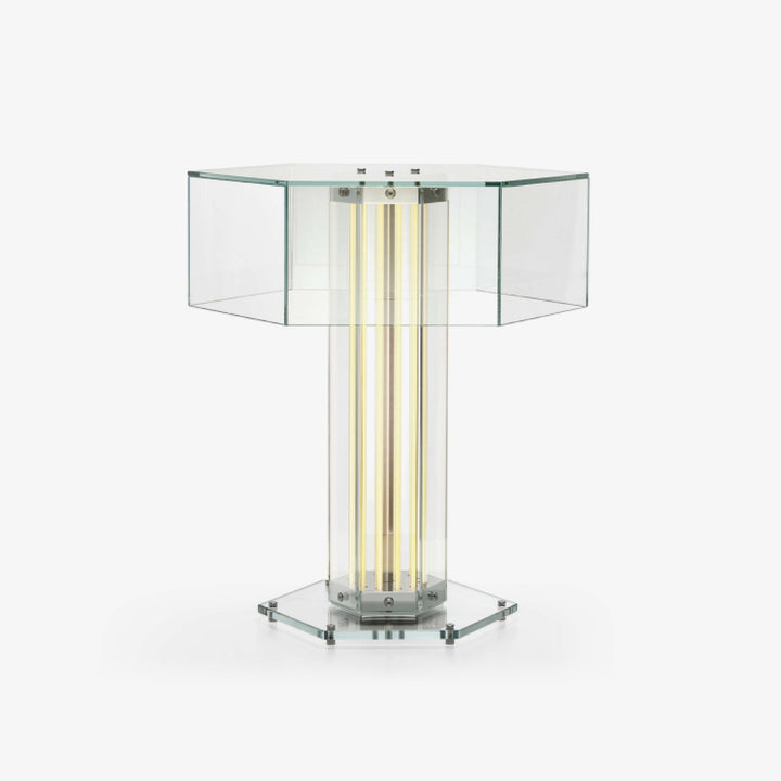 Hexagonal Glass Table Lamp - Vakkerlight