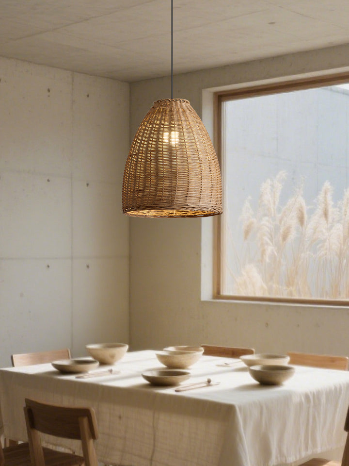 Thatch Woven Rattan Pendant Lamp