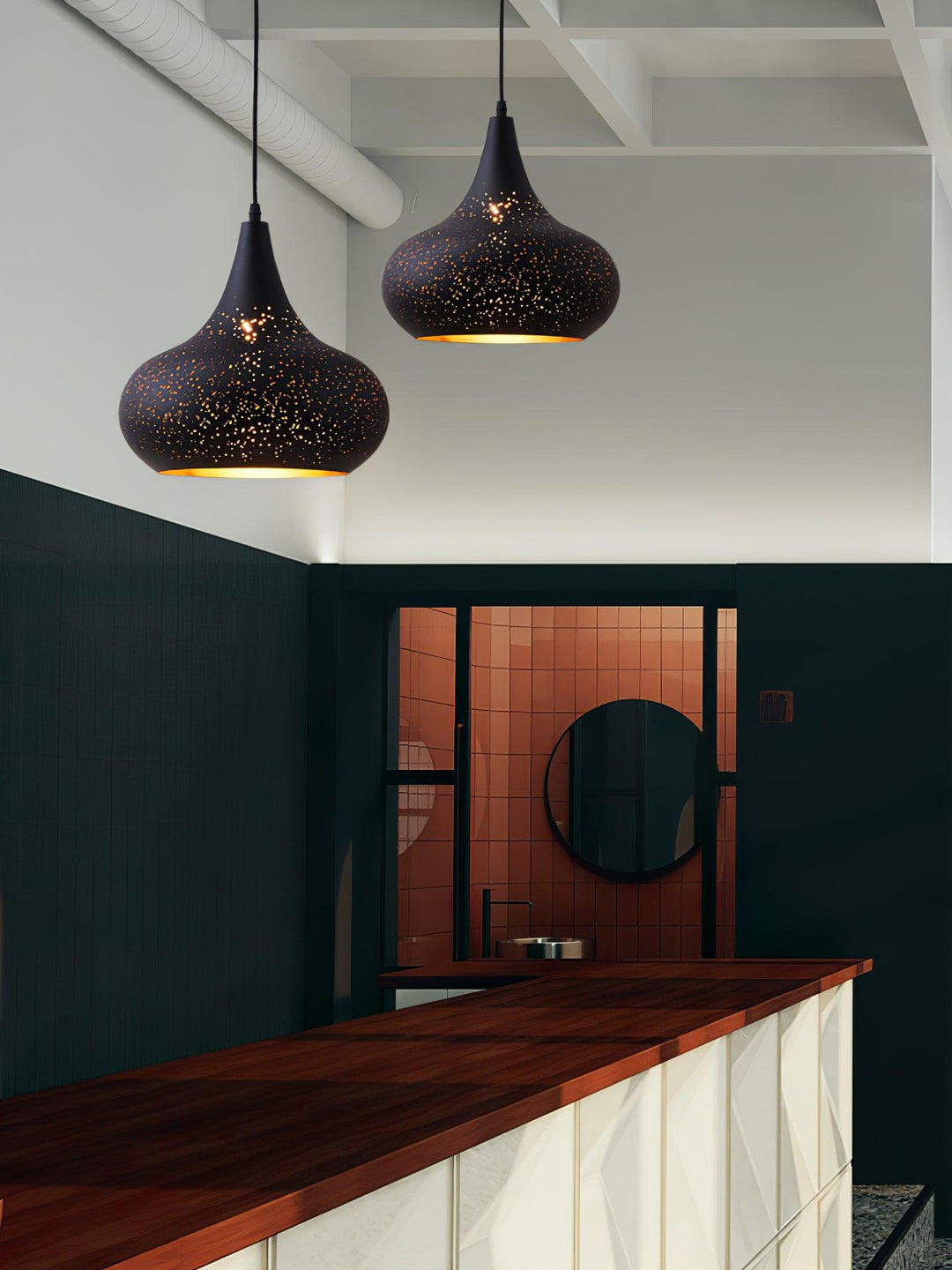 Hollow Industrial Pendant Lamp - Vakkerlight