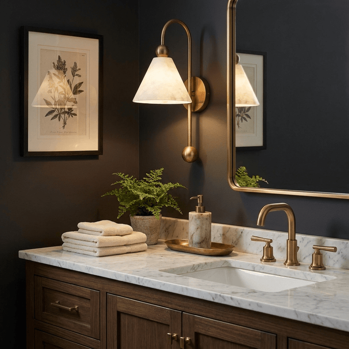 Holloway Antique Bronze Cone Sconce - Vakkerlight