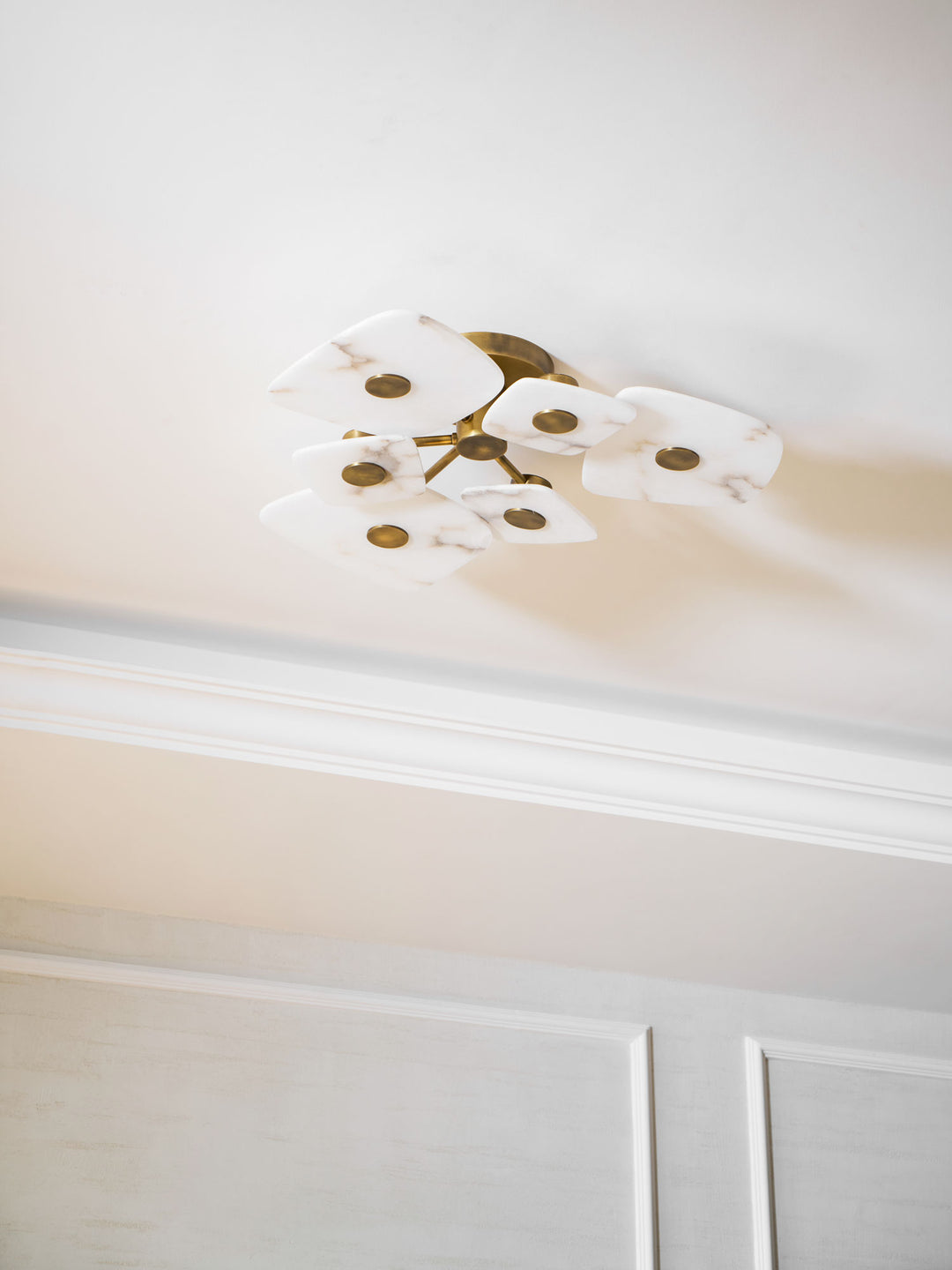 Holmdel Alabaster Ceiling Lamp - Vakkerlight