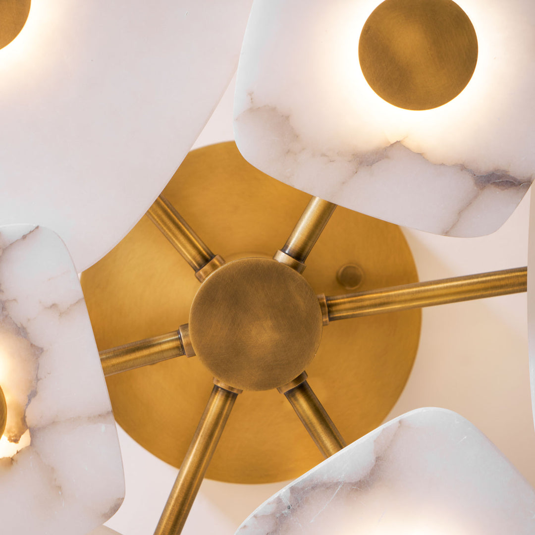 Holmdel Alabaster Ceiling Lamp - Vakkerlight