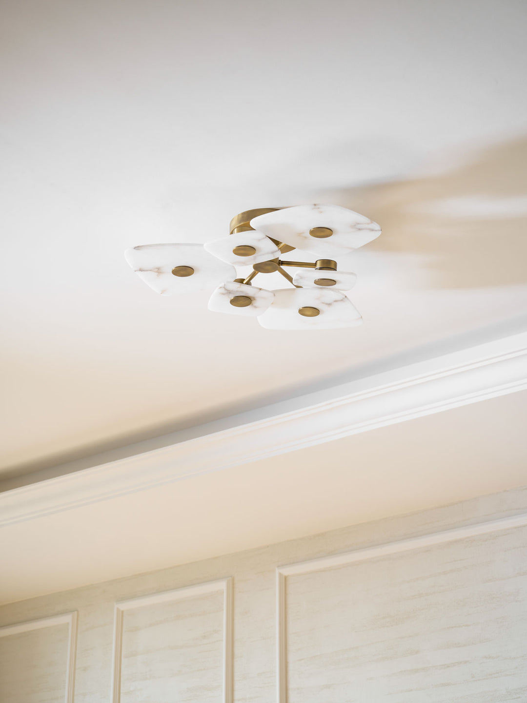 Holmdel Alabaster Ceiling Lamp - Vakkerlight