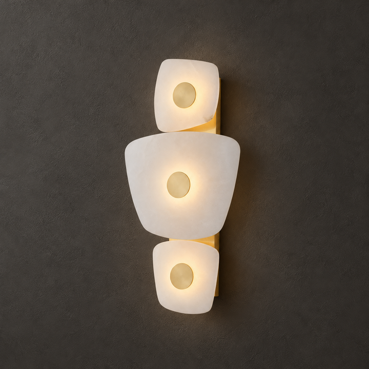 Holmdel Alabaster-Wandleuchte