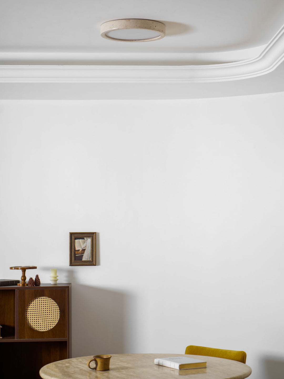 Horizon Travertine Ceiling Light - Vakkerlight