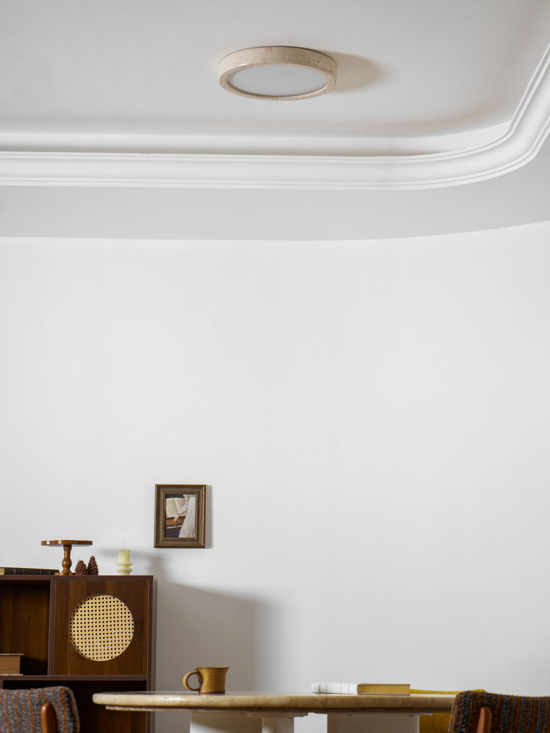 Horizon Travertine Ceiling Light - Vakkerlight