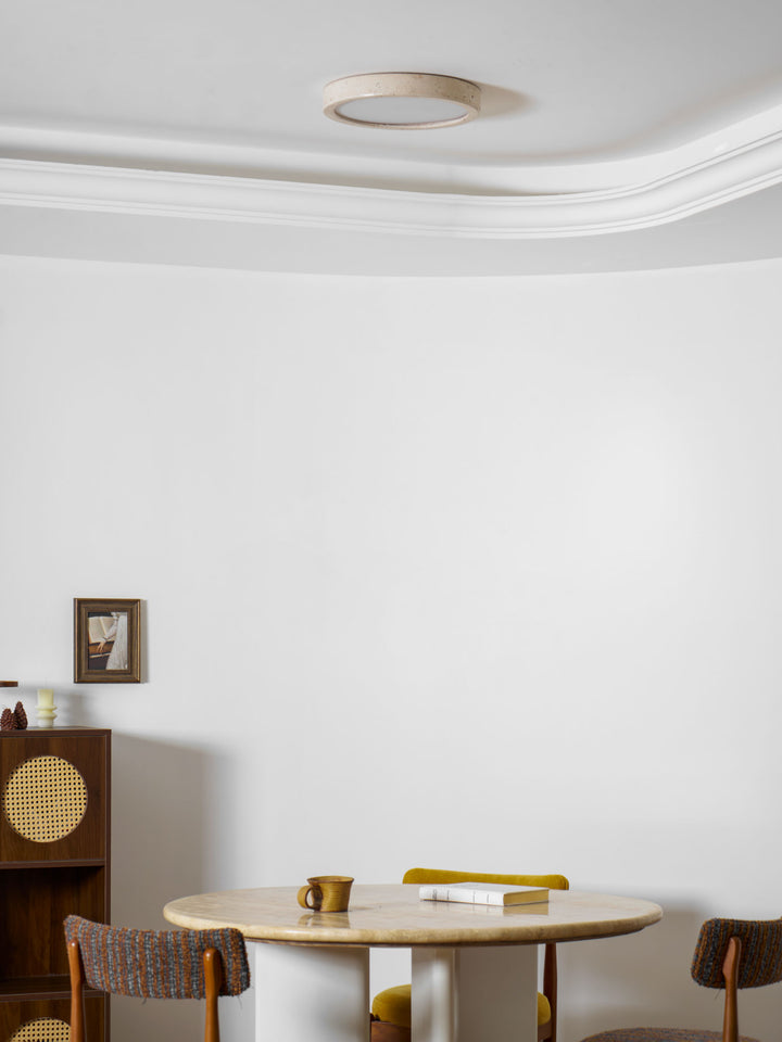 Horizon Travertine Ceiling Light - Vakkerlight
