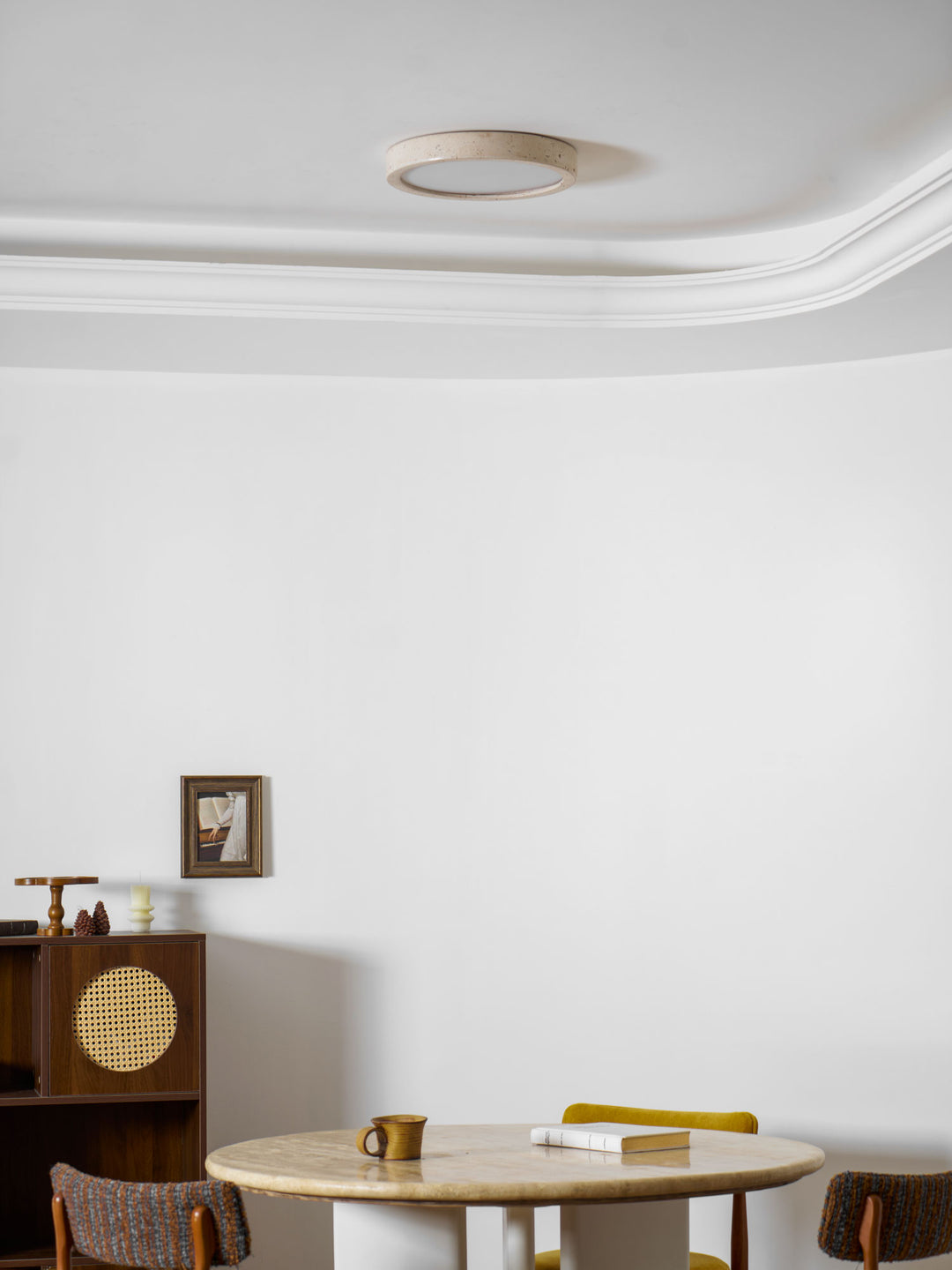 Horizon Travertine Ceiling Light - Vakkerlight