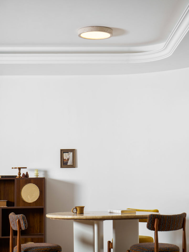 Horizon Travertine Ceiling Light - Vakkerlight