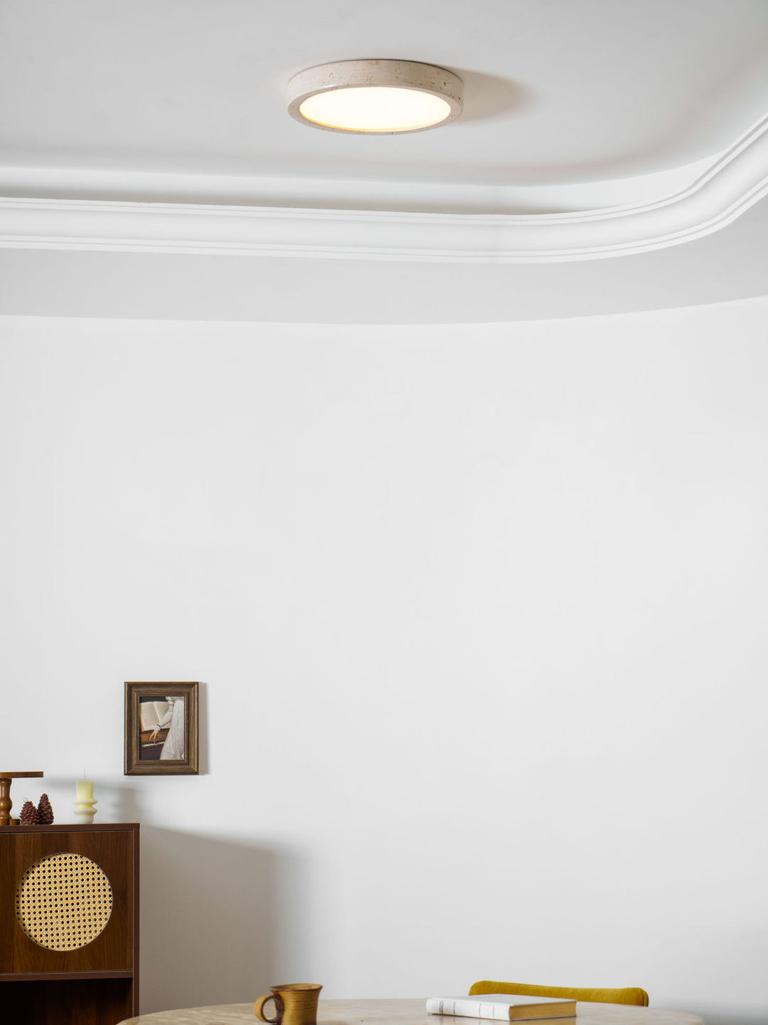 Horizon Travertine Ceiling Light - Vakkerlight