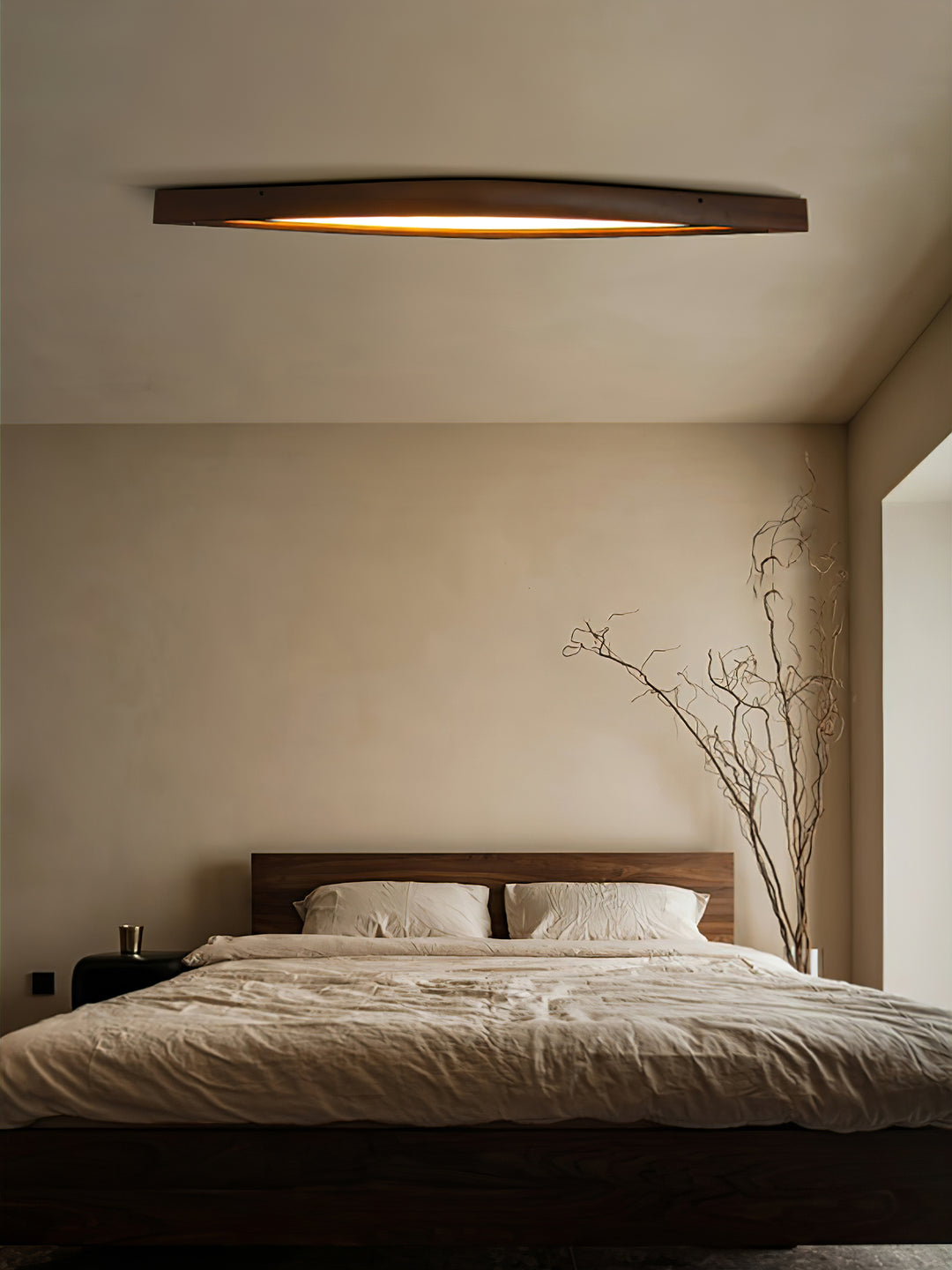 Horizon Linear Wood Ceiling Lamp - Vakkerlight