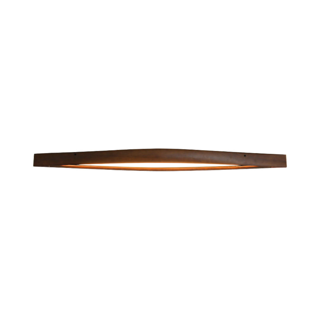 Horizon Linear Wood Ceiling Lamp - Vakkerlight