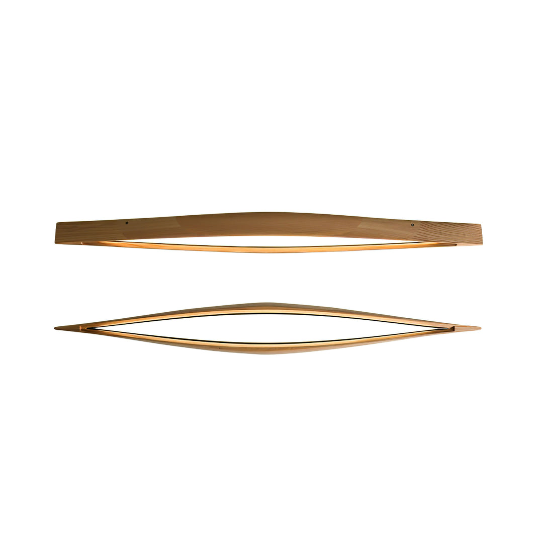 Horizon Linear Wood Ceiling Lamp - Vakkerlight