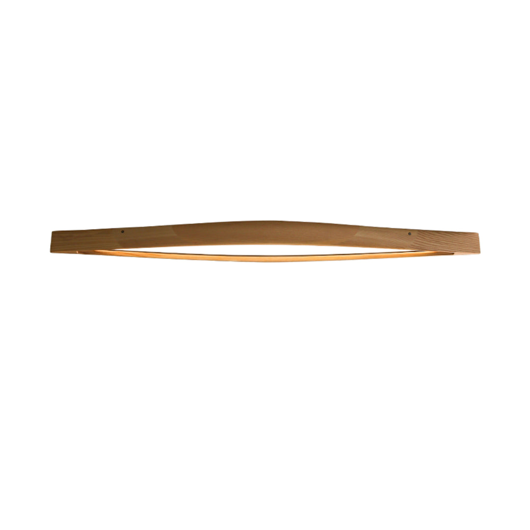 Horizon Linear Wood Ceiling Lamp - Vakkerlight