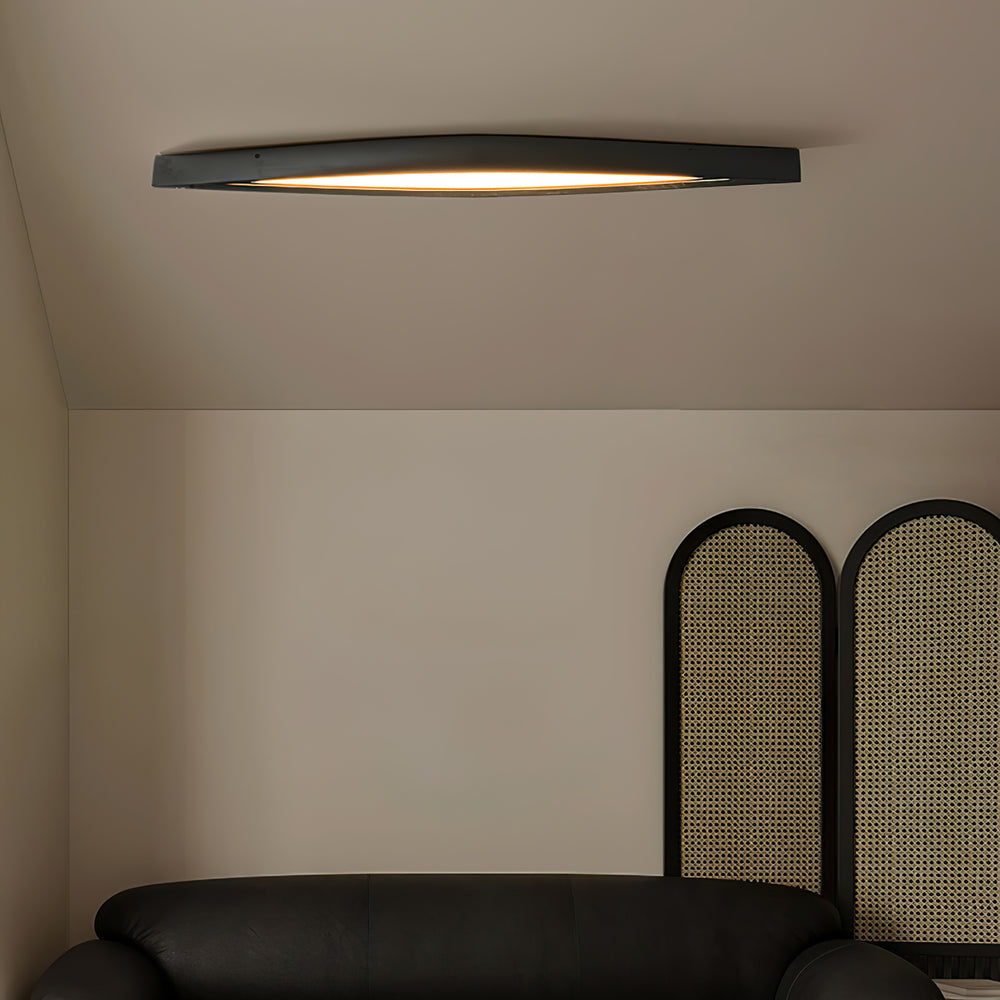 Horizon Linear Wood Ceiling Lamp - Vakkerlight