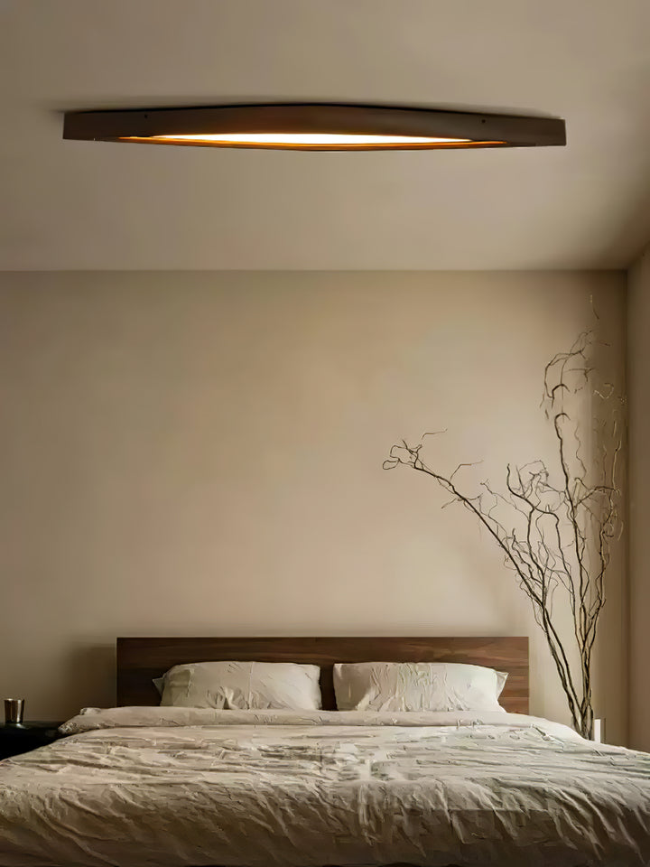 Horizon Linear Wood Ceiling Lamp - Vakkerlight