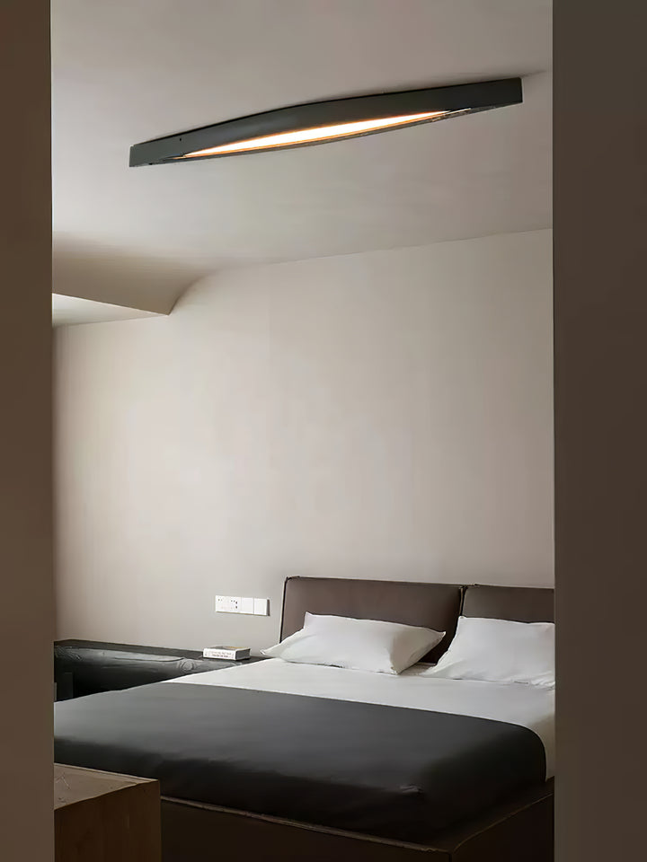 Horizon Linear Wood Ceiling Lamp - Vakkerlight